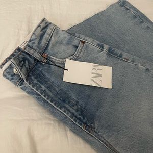 ZARA WIDE LEG JEANS